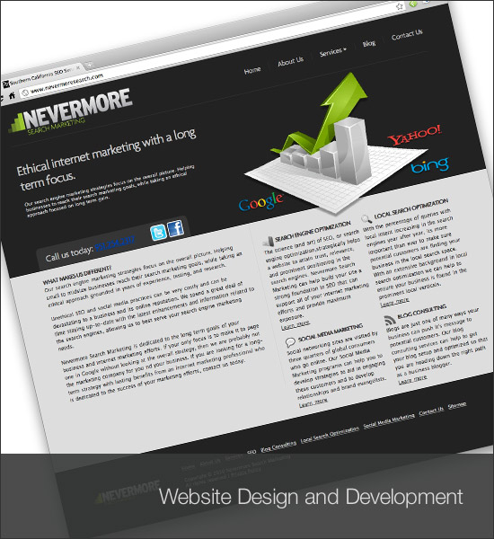 Nevermore Search Website